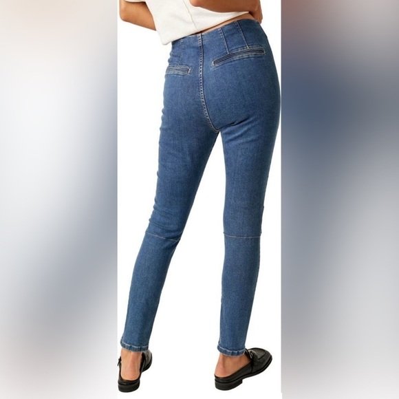 NWT We The Free Bella Moto Skinny Jeans size 25 - Picture 2 of 15